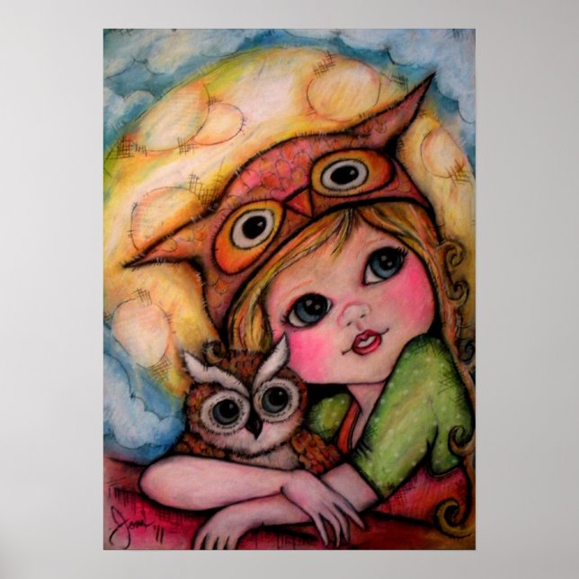 Póster Owl Solo Tiene Ojos Para Usted - Owl Art (Frente)