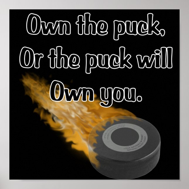 Póster Own The Puck (Frente)
