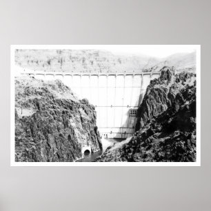 Póster Owyhee Dam near Nyssa, Oregon Vintage