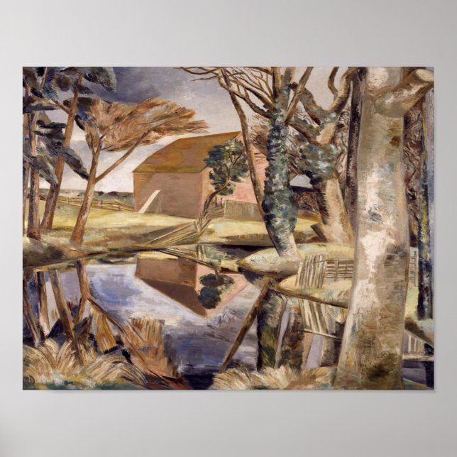 Póster Oxenbridge Pond (1927-28) (Frente)