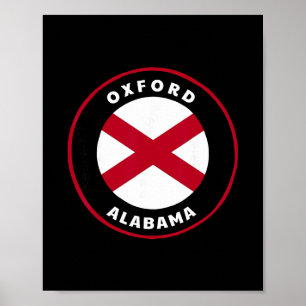 Póster Oxford Alama Al bandera del estado Dge Vacaciones
