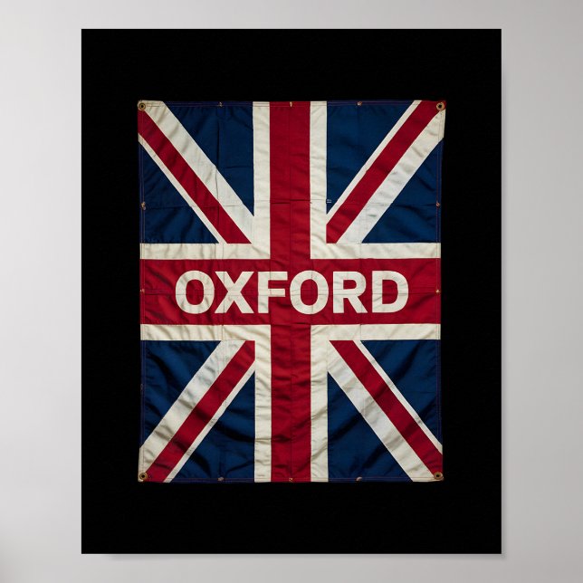 Póster Oxford England Britain Uk History Vacation Souveni (Frente)