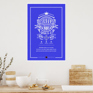 Póster Oxígeno Jesús 888