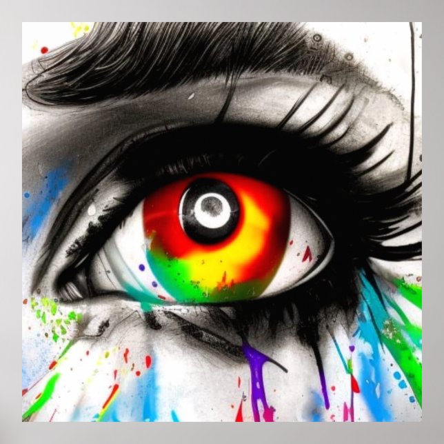 Póster ¡OYE! Imagen impactante. (Frente)