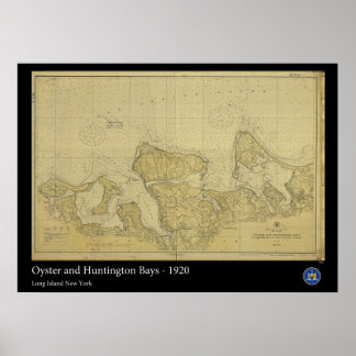Póster Oyster Bay - 1920