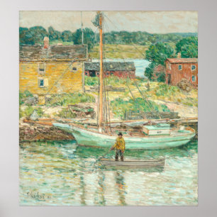 Póster Oyster Sloop - Childe Hassam Bella Artes Poster
