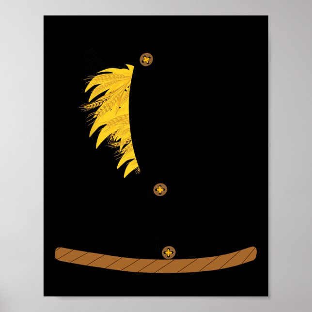 Póster Oz Halloween Scarecrow Costume Art-fun Wizard de O (Frente)