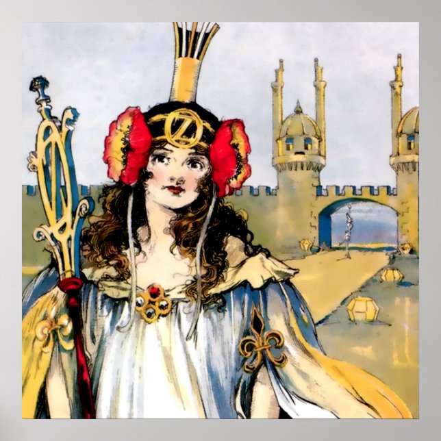 Póster “Ozma of Oz” by John R Neill (Frente)