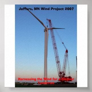 Póster P1050450, Jeffers, MN Wind Project 2007, Harnes...