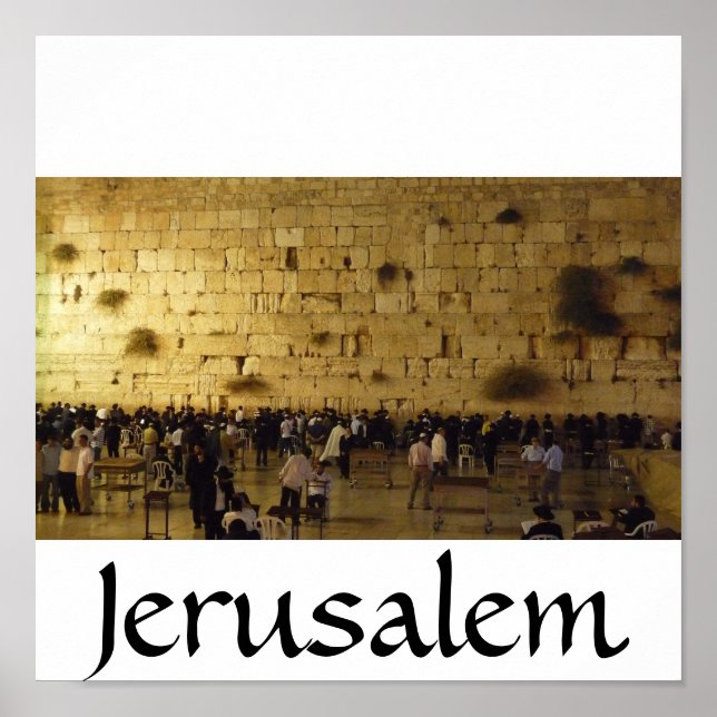 Póster P1080620, Jerusalén (Frente)