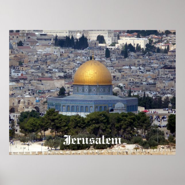 Póster P1080717, Jerusalén (Frente)