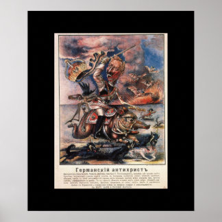 Póster P1331 - El Poster alemán de propaganda anticristo