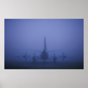 Póster P-3 en el banco de niebla