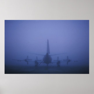 Póster P-3 en el banco de niebla