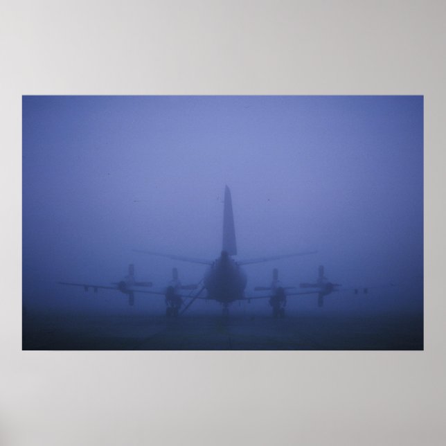Póster P-3 en el banco de niebla (Frente)
