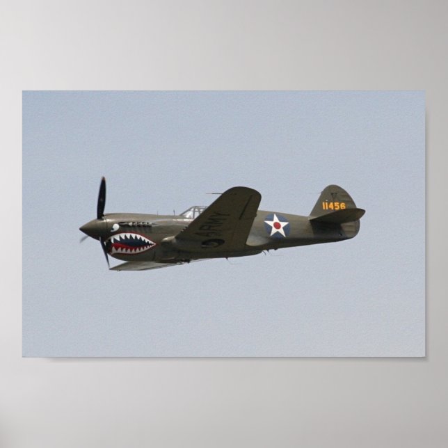 Póster P-40 Warhawk (Frente)