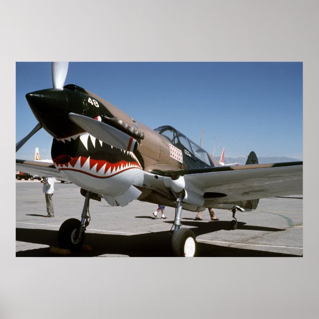 Póster P-40 Warhawk (Frente)