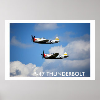 Póster P-47 THUNDERBOLT "Nice Jugs"