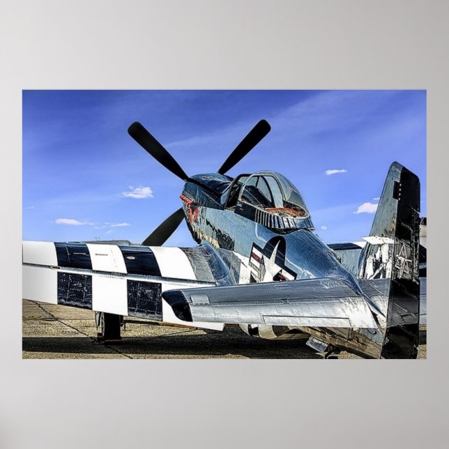 Póster P-51 Mustang (Frente)