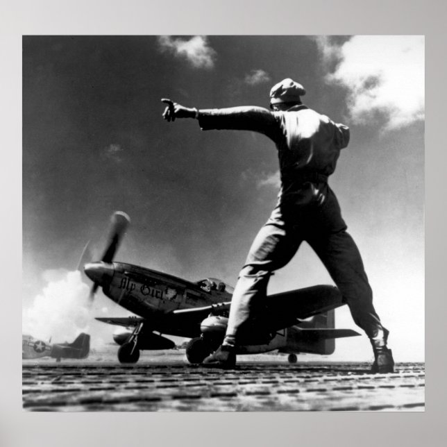 Póster P-51 Mustang (Frente)