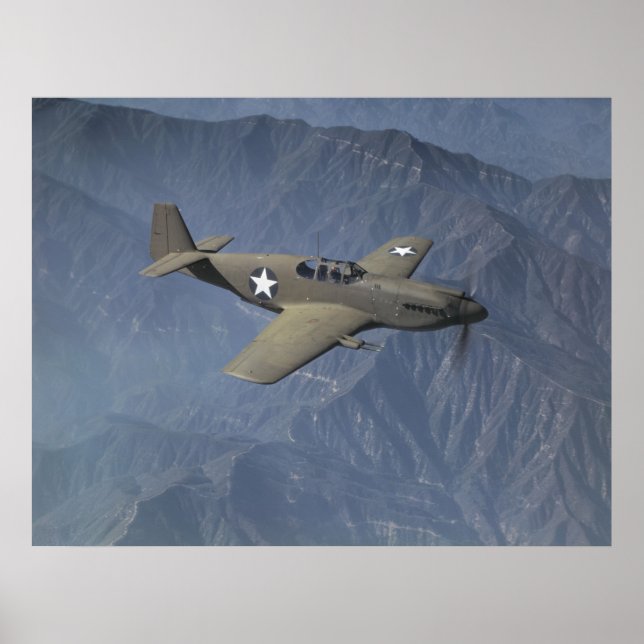 Póster P-51 Mustang (Frente)