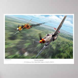 Póster P-51D Mustang