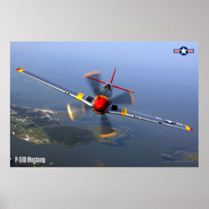 PÓSTER P-51D MUSTANG