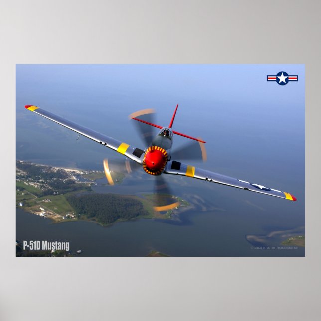 PÓSTER P-51D MUSTANG (Frente)