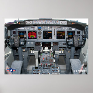 PÓSTER P-8 POSEIDON COCKPIT