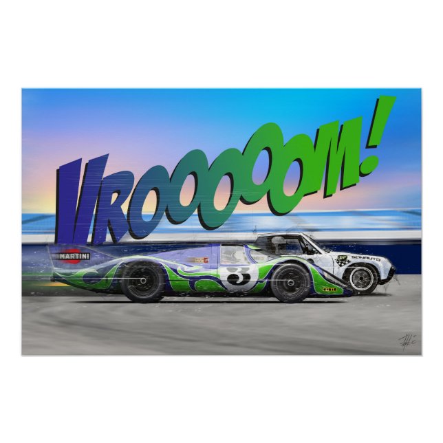 Póster P 917 Hippie Car vs P 914/6 (Anverso)