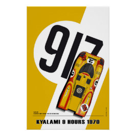Póster P 917 Siffert-Ahrens Kyalami 1970