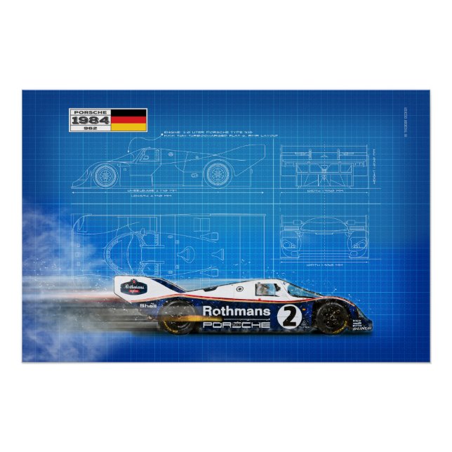 Póster P 962 Blueprint (Anverso)