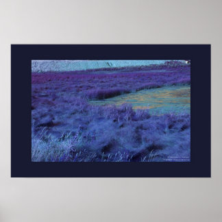 Póster P Abajo en Índigo