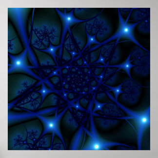 Póster P-Azul