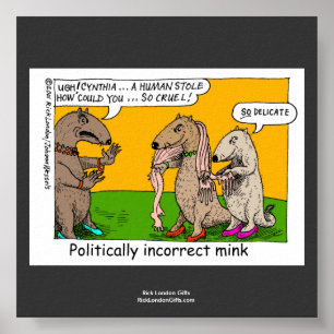 Póster P.I. Mink (Human Stole) Personalizado Poster de Ca