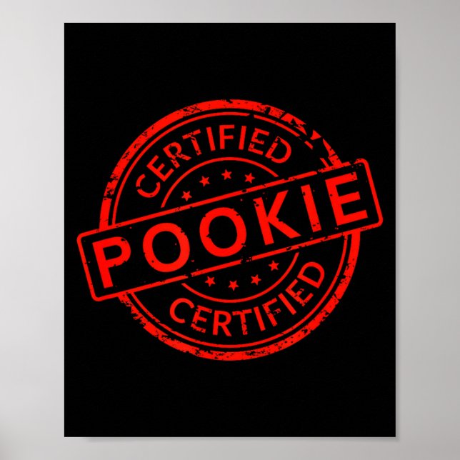 Póster P Pular Slang Quote Valentines Certified Oki  (Frente)