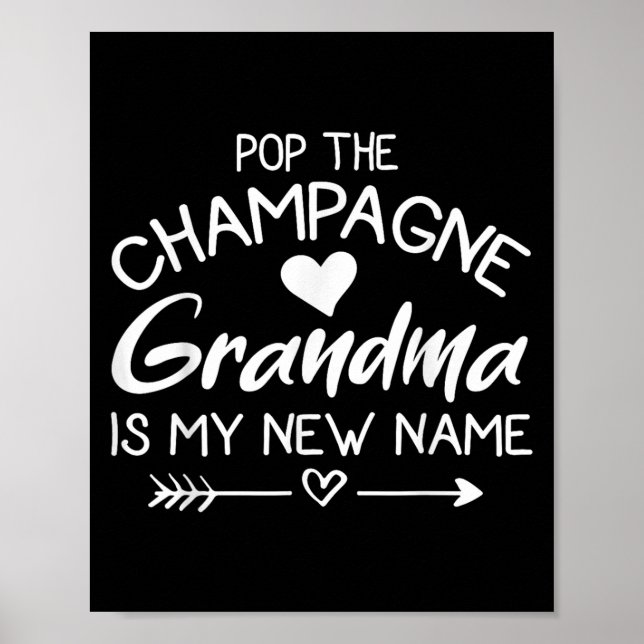 Póster P The Champagne Grandma Is My New Name  (Frente)