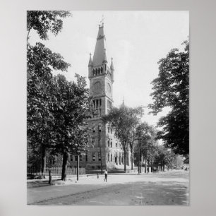 Póster PA constructivo municipal de Scranton. Poster