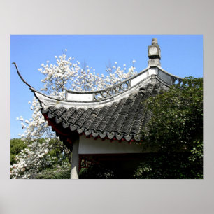 Póster Pabellón chino