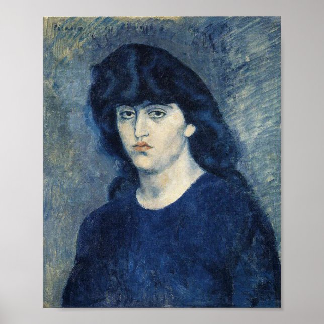 Póster Pablo Picasso - Suzanne Bloch, 1904 (Frente)