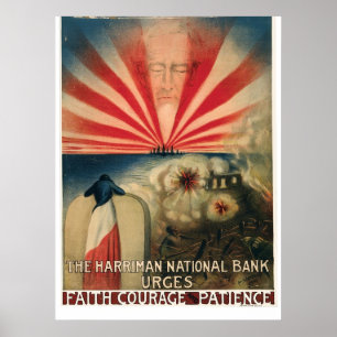 Póster Paciencia con valor de fe