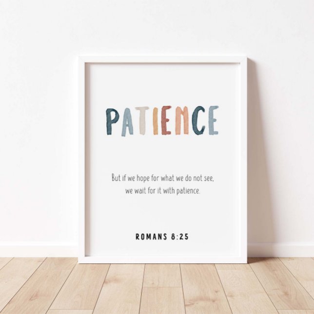 Póster Paciencia el fruto del poster espiritual (Subido por el creador)