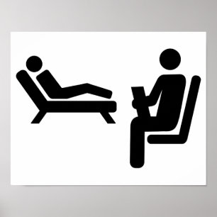 Póster Paciente del psicólogo