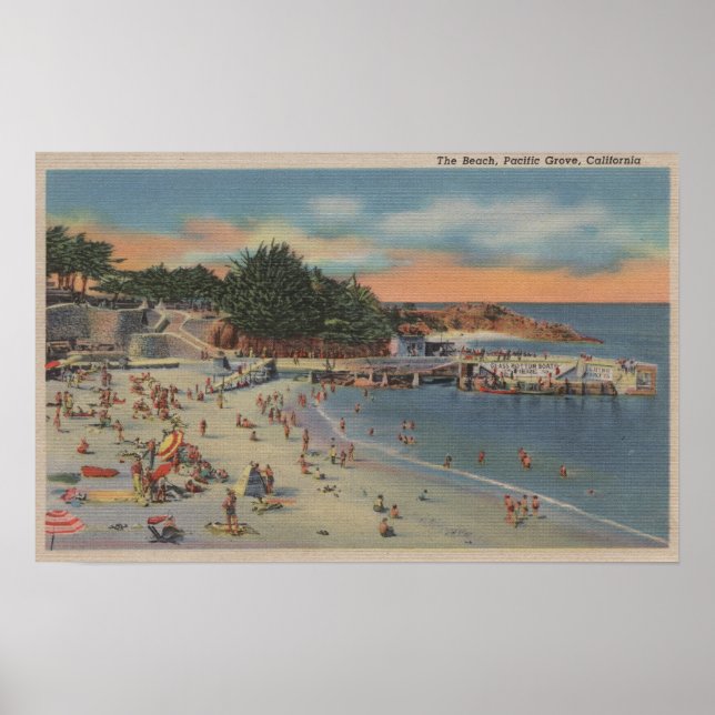 Póster Pacific Grove, CA (Frente)