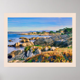 Póster Pacific Grove en la Bahía de Monterey