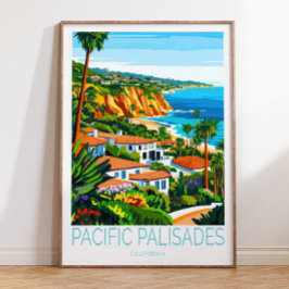 Póster Pacific Palisades California Poster, Pacific Palis