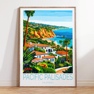 Póster Pacific Palisades California Poster, Pacific Palis