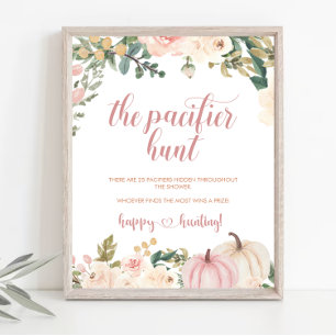 Póster Pacificador de Calabaza Caída Poster de caza Baby