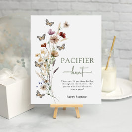 Póster Pacificador de Flor Verde