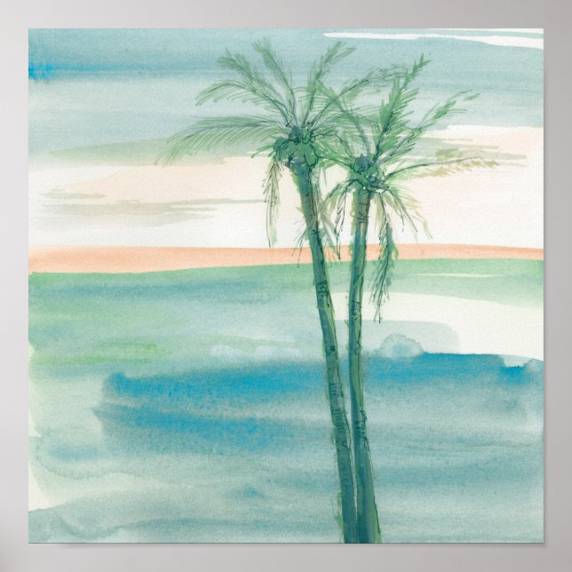 Póster Pacífico Dusk Tropical (Frente)